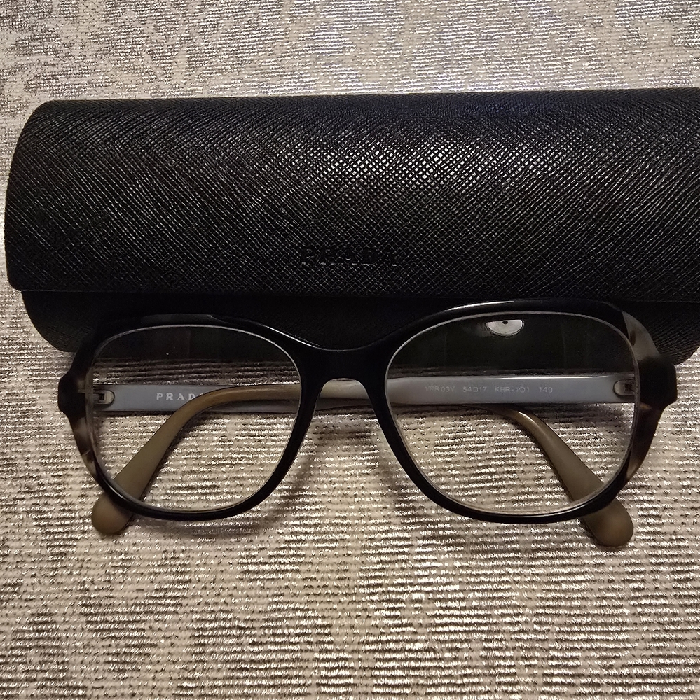Prada Frames, Sleek Black and Brown with Modern Design - Supply Your Lenses